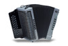 Hohner Corona C-II GCF (Fa) Diatonic Accordion - Silver Rainbow (C-II FBbEb SVRB)