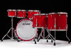 Tama Star Walnut 6pc Solid Candy Red 8/10/12/14/16/22