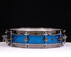 DW Collector's 3.14x14 Pi SSC Maple Snare - Blue Glass w/ Black Nickel