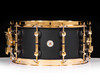 Sonor SQ2 14"x7" Medium Maple Snare - Dark Satin w/Gold HW