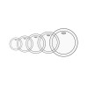 Remo Pinstripe Clear 5 Piece Drum Head Pack 8/10/12/14/16