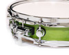 DW Collector's SSC Maple 3.14x14 Pi Snare - Lime Green w/ Chrome HW