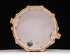 Sonor SQ2 14"x7" Medium Maple Snare - Creme White w/ Gold Hardware