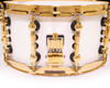 Sonor SQ2 14"x7" Medium Maple Snare - Creme White w/ Gold Hardware