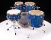 DW Collector's 5pc Maple SSC Kit - Blue Strata w/Chrome HW