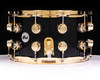 DW Collector Series 8x14 SSC Maple Snare Drum - Black Mirra w/Gold HW