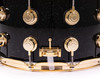 DW Collector Series 8x14 SSC Maple Snare Drum - Black Mirra w/Gold HW