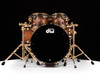 DW Collector's 5pc SSC Maple Kit - Honey to Ebony Satin Oil Burst