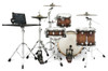 DWe 4-Piece Drum Kit Bundle - Candy Black Burst Over Curly Maple