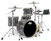 DWe 4-Piece Drum Kit Bundle - Black Galaxy