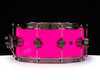 DW Collector's 6.5x14 SSC Maple Snare - Neon Hot Pink w/Black Nickel