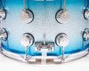 DW Collector's 8x14 SSC Maple Snare - Blue Glitz Burst w/Chrome HW