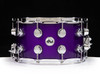 DW Black Nickel Over Brass Snare Drum 8x14 - Illusion Purple