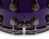DW Brass Snare Drum 8x14 Black Nickel - Illusion Purple