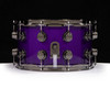 DW Brass Snare Drum 8x14 Black Nickel - Illusion Purple