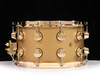 DW Brass Snare Drum 8x14 Gold Hardware - Sun Gold
