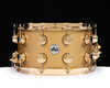 DW Brass Snare Drum 8x14 Gold Hardware - Sun Gold (DRVB0814SVG-SG)