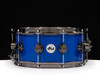 DW Collector's 6.5x14 Brass Snare Drum w/Black Nickel - Yama Blue