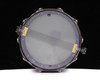DW Brass Snare Drum 8x14 Black Nickel Hardware - Yama Blue