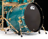 DW Collector's 7pc Maple SSC Shells Teal Glass w/Gold HW