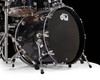 DW Collector's 7pc Maple Mahogany Shell Pack - Black Ice