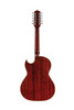 H. Jimenez LBQ4ETR Bajo Quinto Cutaway Electric - Transparent Red
