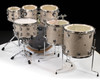 DW Collector's 7pc Maple SSC Shells Broken Glass w/ Chrome