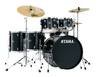 Tama Imperialstar 6pc Complete Drum Set w/Hardware- Hairline Black (IE62CHBK)
