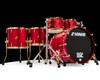 Sonor SQ2 5pc Vintage Birch Shell  Pack  - Red Sparkle w/Gold Hardware