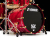 Sonor SQ2 5pc Vintage Birch Shell  Pack  - Red Sparkle w/Gold Hardware