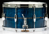 Tama Star Maple 8x14 Snare - Ocean Blue Curly Maple - Made in Japan
