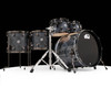 DW Collector's 5pc Maple SSC Kit - Grey Crystal w/Black Nickel Hardware (1374804)