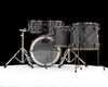 DW Collector's 5pc Maple SSC Kit - Grey Crystal w/Black Nickel Hardware