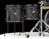 DW Collector's 5pc Maple SSC Kit - Grey Crystal w/Black Nickel Hardware