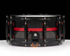 Pearl Masterworks 14x6.5 Artisan Snare Drum - Carbon Fiber w/ Red