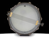DW Collector's 8x14 Brass Snare Drum - Custom Wrap - White Dragon
