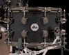 DW Collector's 7pc SSC Maple Shell Pack - Black Ice with Black Nickel (1381851) snare closeup