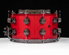 DW Collector's 8x14 Maple SSC Snare - Candy Apple Red w/Black Nickel