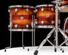 DW Collector's Series Maple 5pc Exotic Almond Burst Horizontal Padauk