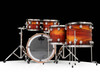 DW Collector's Series Maple 5pc Exotic Almond Burst Horizontal Padauk