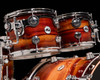 DW Collector's Series Maple 5pc Exotic Almond Burst Horizontal Padauk