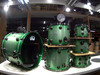 DW Collector's 6pc SSC Maple Kit - Green Glitz Burst w/Black Nickel