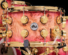 DW Collector's 6pc Maple SSC Kit - Transparent Pink Burst  on Mapa Burl