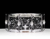 DW Design Series 6x14 Maple Snare Drum - Black Lightning