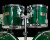 Tama Artstar Custom 6pc Double Bass kit in British Racing Green