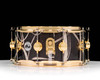 DW Collector's Series 6.5x14 Snare Drums - Smoke Glass Contrails w/Gold