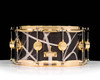 DW Collector's Series 6.5x14 Snare Drums - Smoke Glass Contrails w/Gold
