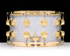 DW Collector's SonicPly 8x14 Snare - Diamond Nebula with Gold Hardware
