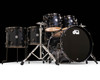 DW Collector's 6pc SSC Maple Kit - Black Ice w/Black Nickel