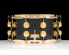 DW Collector's 7x14 SSC Maple Snare - Black Ice w/Gold HW